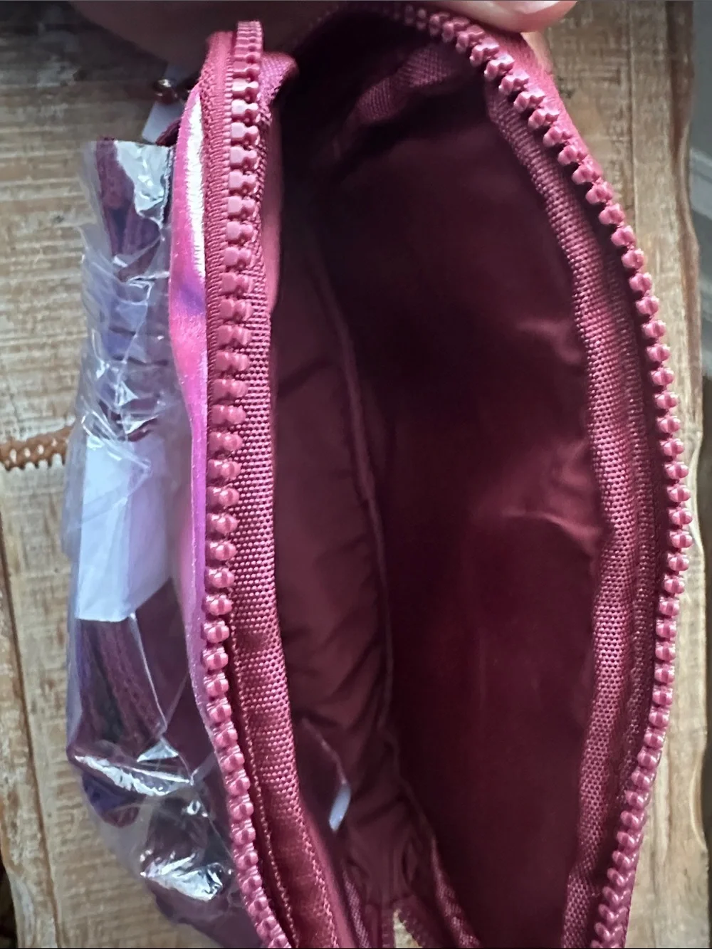 Marc Jacobs Iridescent Pink Travel Cosmetic Pouch